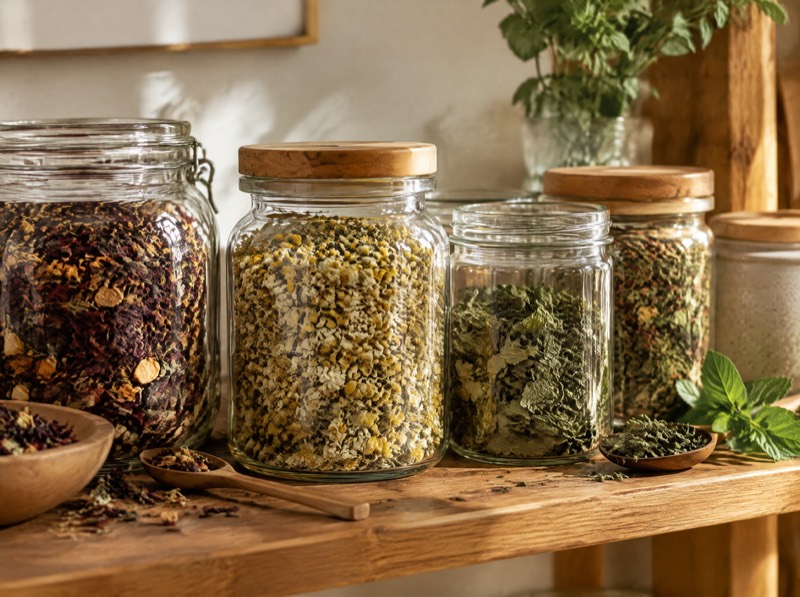 Blending a Herbal Tea That Tastes of Something